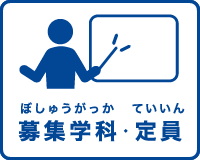 募集学科・定員（ぼしゅうがっか・ていいん）
