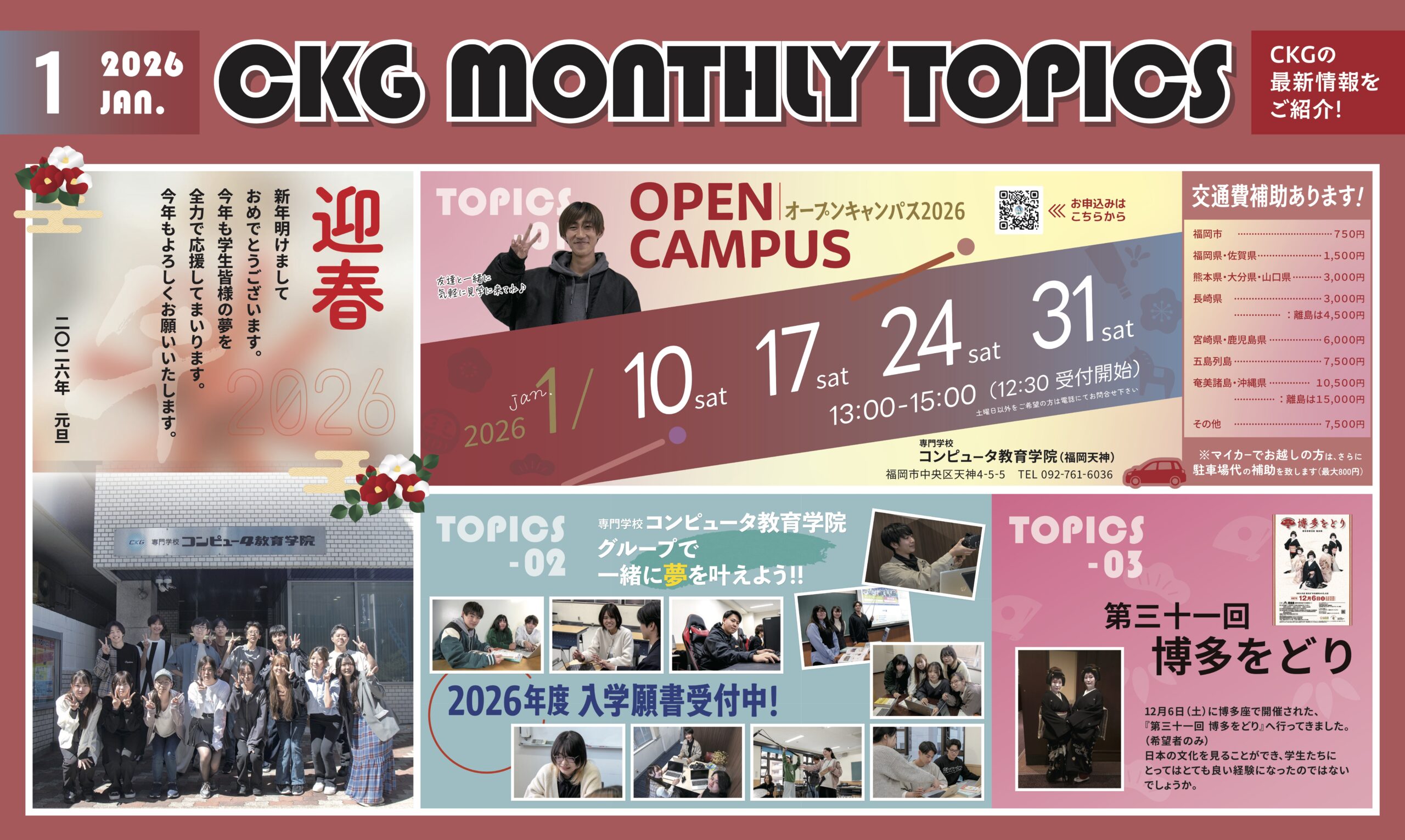 1月 topics